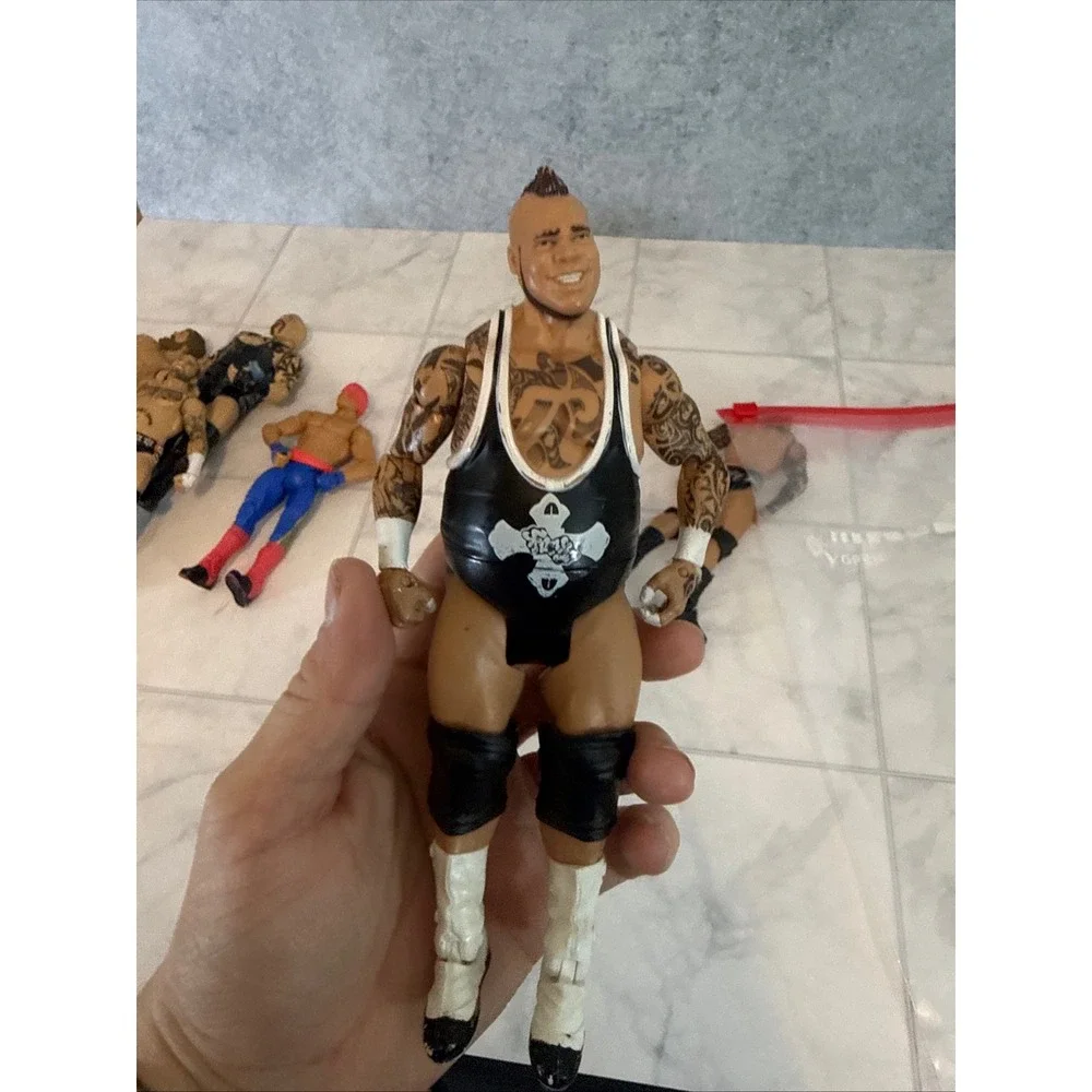 WWE Action Figure Lot Randy Orton Daniel Bryan CM Punk Tensai Brodus Clay Hunico